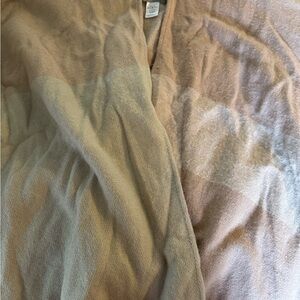 Pink and Cream shawl